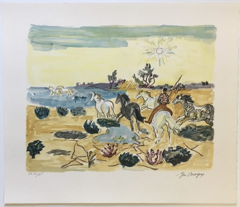 Yves Brayer • Galerie d'art de la Barbacane • Cordes sur ciel